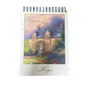Daysprings Garden Of Faithfulness Christian Spiral Recipe Book w/Easel Stand